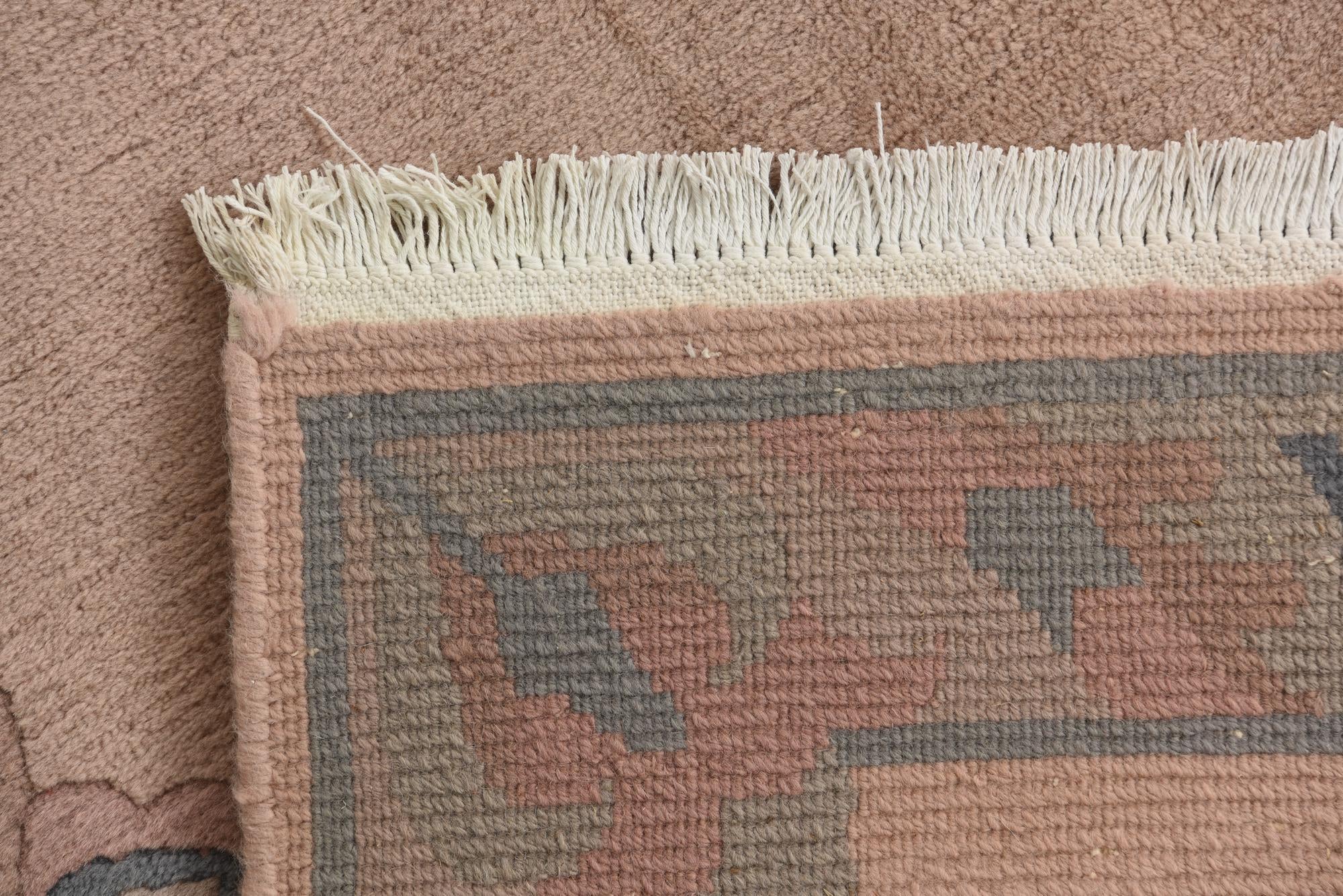 90cm x 155cm anudado a mano nepal Alfombra Lana