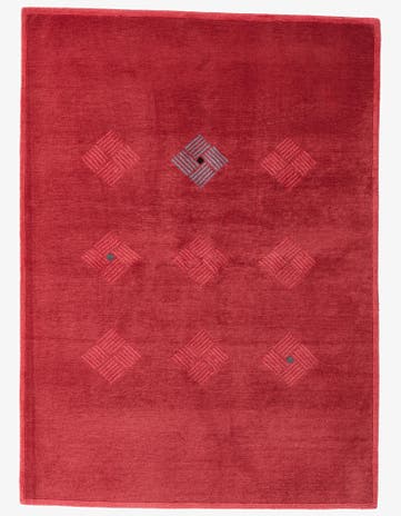 5' 8 x 7' 9 Hand Knotted Nepal Wool Rug