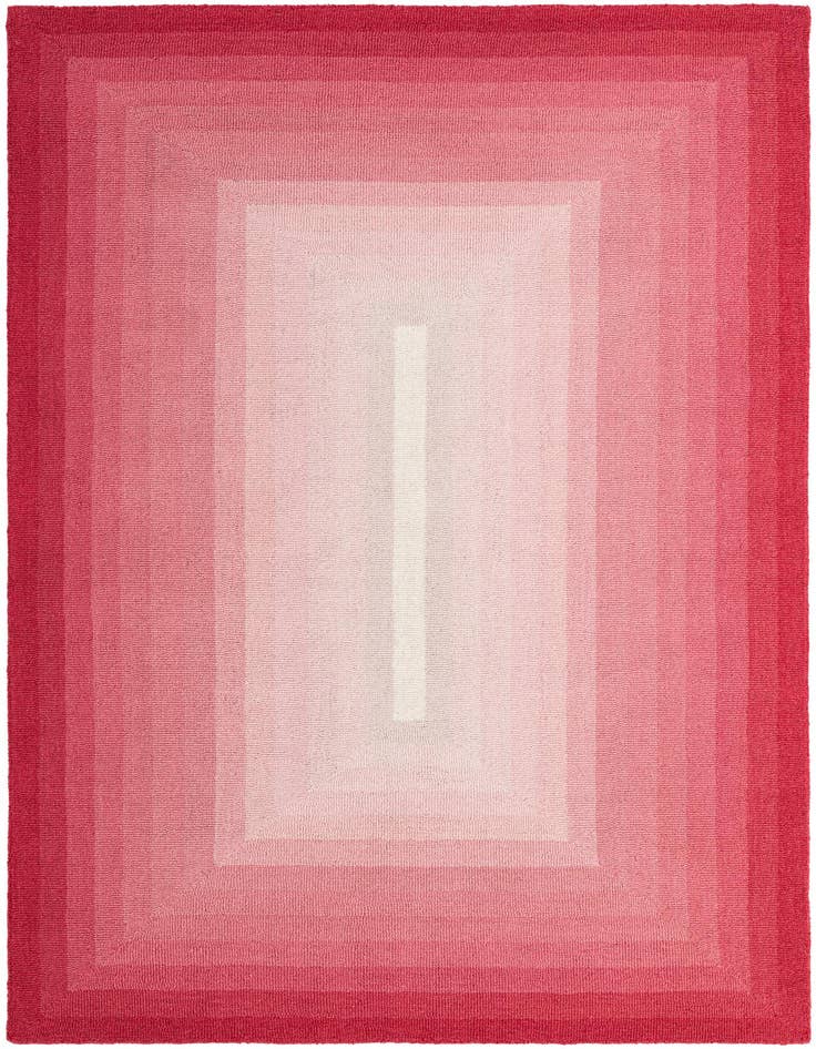 Detail image of 5' 1 x 8' Ombre Wool Rug