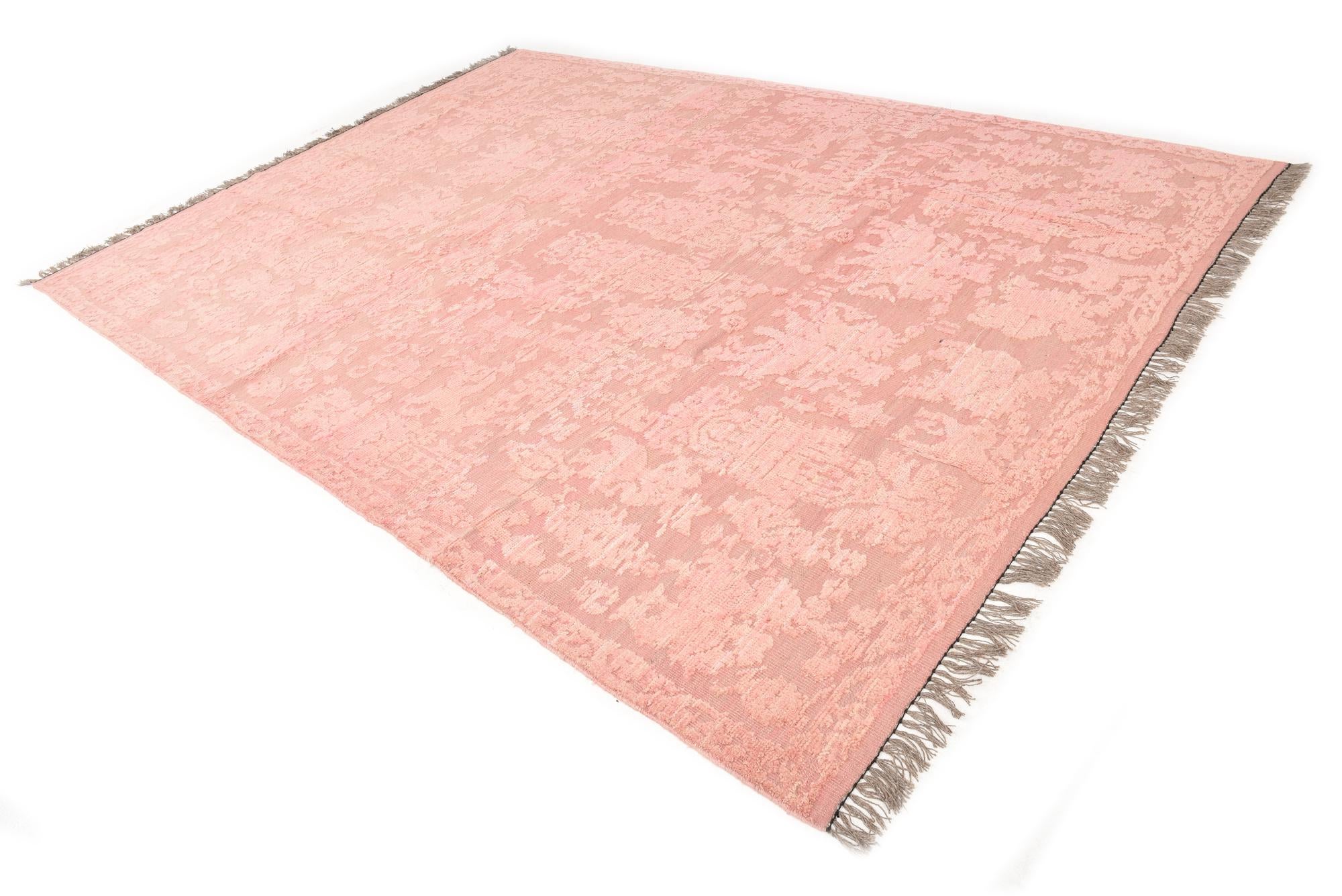 9' 3 x 12' 7 Hand Knotted Oushak Wool Rug