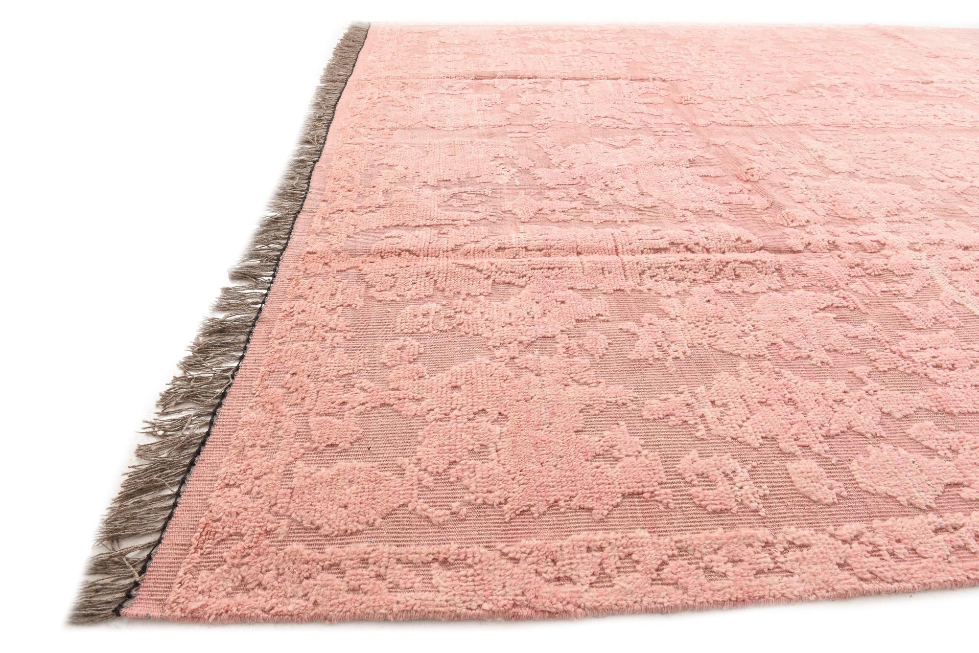 9' 3 x 12' 7 Hand Knotted Oushak Wool Rug