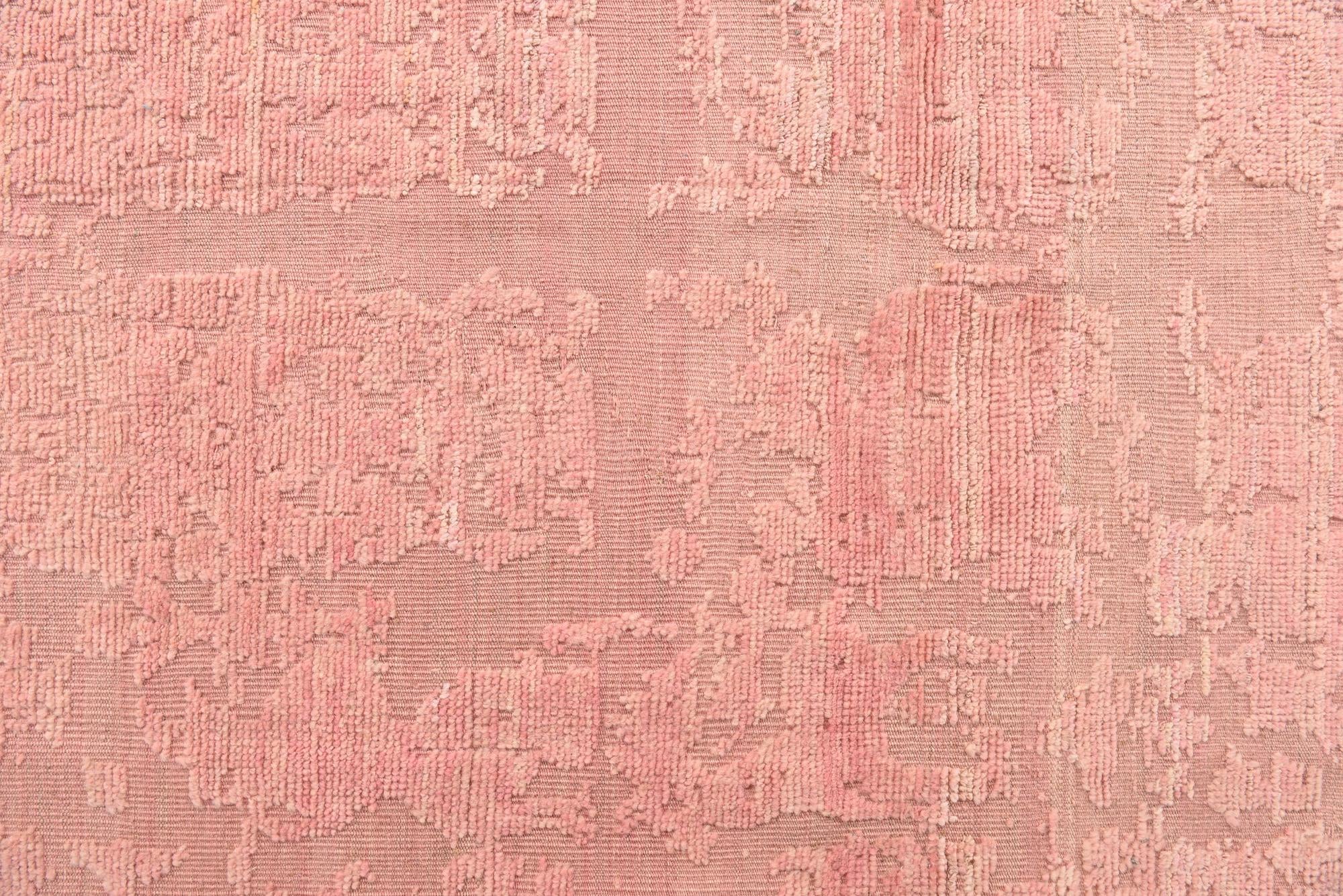 9' 3 x 12' 7 Hand Knotted Oushak Wool Rug