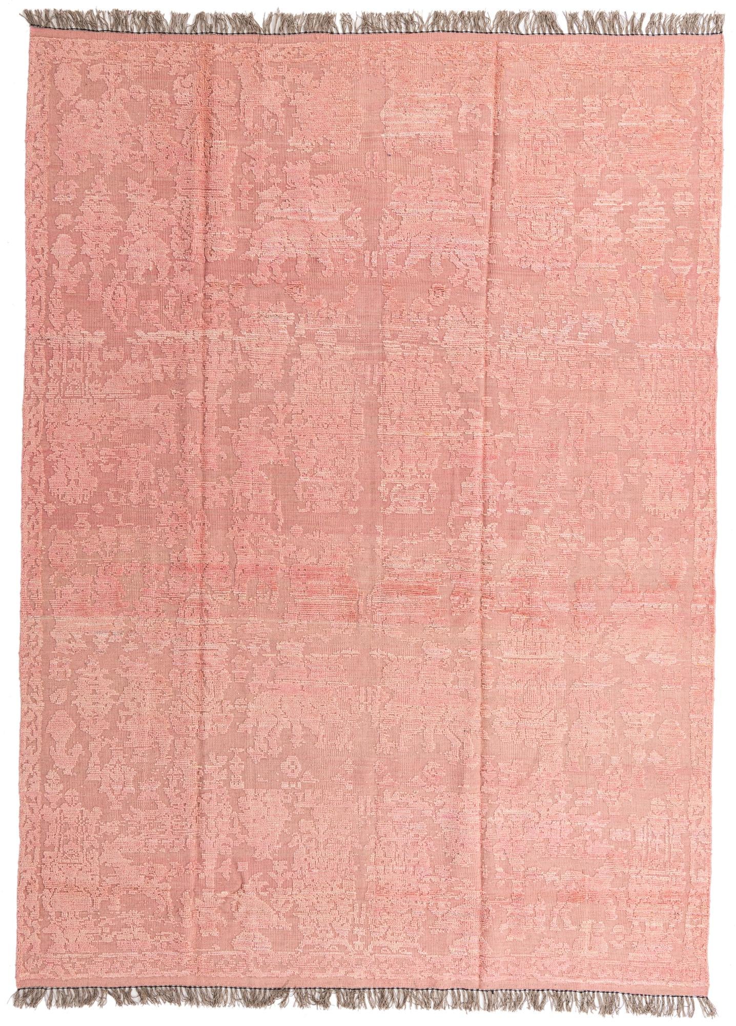 9' 3 x 12' 7 Hand Knotted Oushak Wool Rug