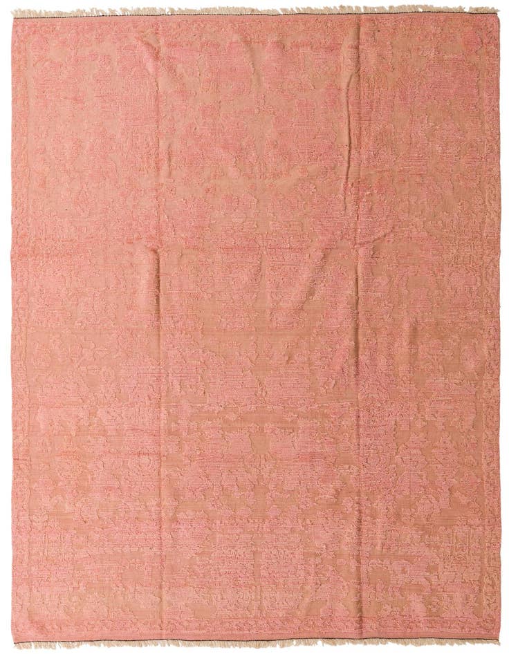 Detail image of 9' 1 x 12' 6 Hand Knotted Oushak Wool Rug