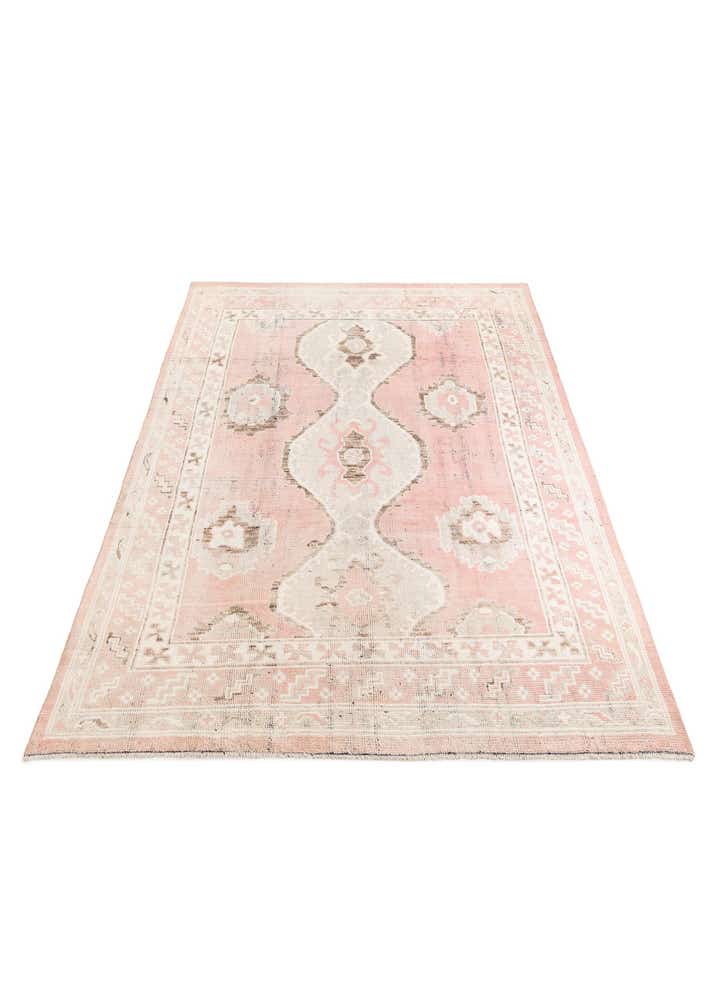 8' 8 x 11' 9 Hand Knotted Oushak Wool Rug
