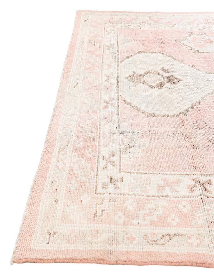 Detail image of 8' 8 x 11' 9 Hand Knotted Oushak Wool Rug