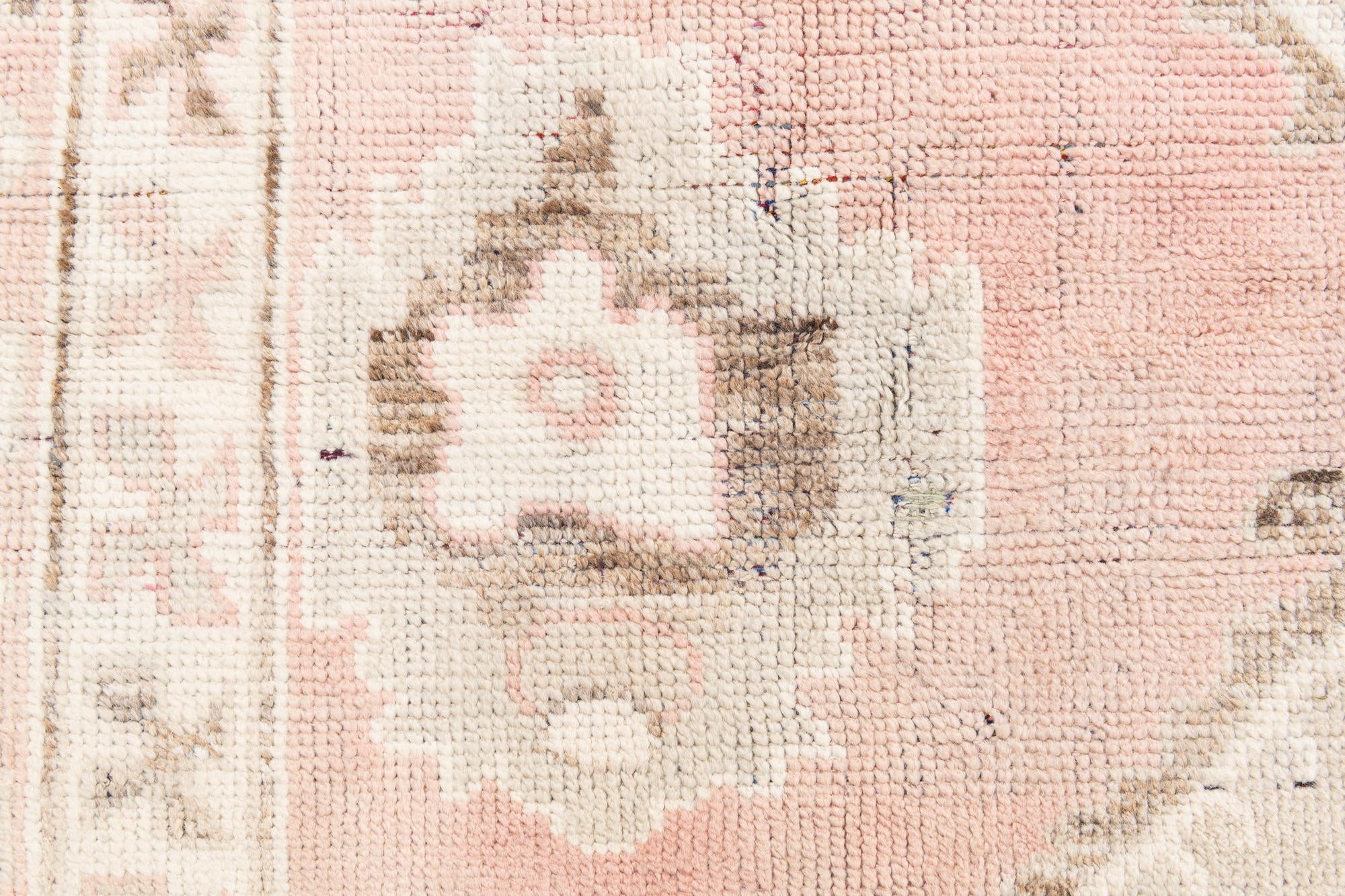 265cm x 360cm anudado a mano Oushak Alfombra Lana