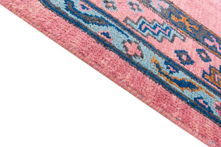 8' 8 x 12' 5 Hand Knotted Oushak Wool Rug