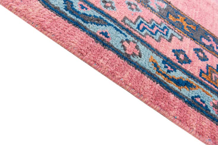 Detail image of 8' 8 x 12' 5 Hand Knotted Oushak Wool Rug