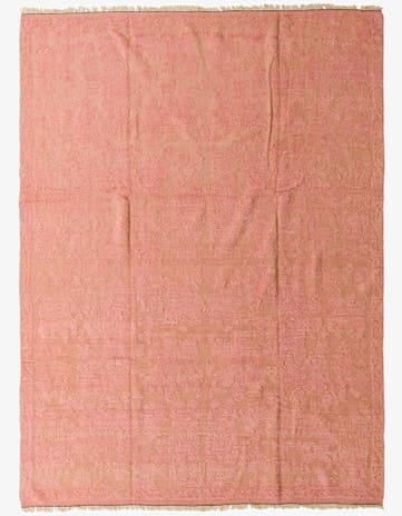 9' 1 x 12' 6 Hand Knotted Oushak Wool Rug