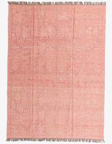 9' 3 x 12' 7 Hand Knotted Oushak Wool Rug