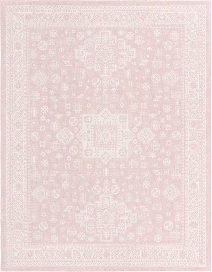 Detail image of 10' x 13' Easy-Clean Aztec Indoor / Outdoor Rug