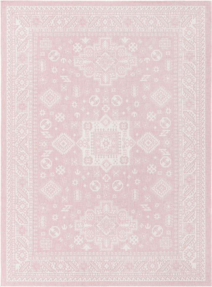 7' 10 x 11' Easy-Clean Aztec Indoor / Outdoor Rug