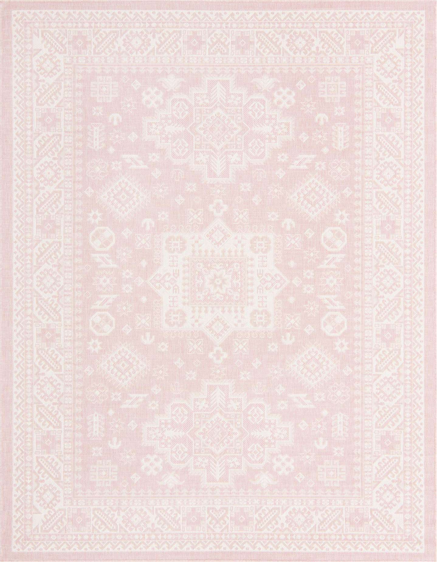 7' x 10' Easy-Clean Aztec Indoor / Outdoor Rug