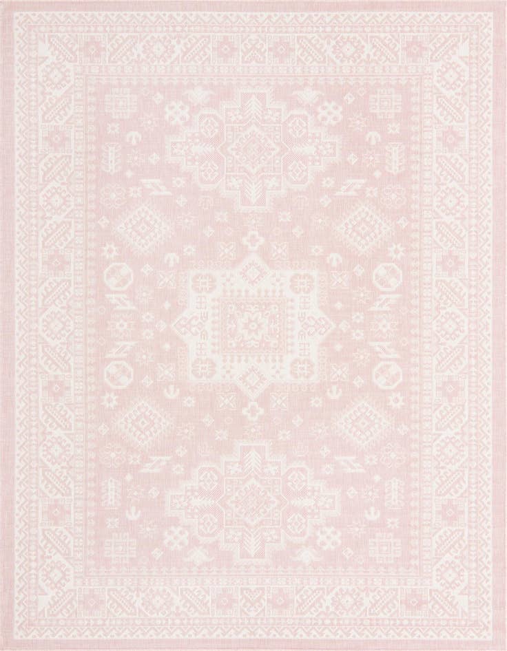 Detail image of 7' x 10' Easy-Clean Aztec Indoor / Outdoor Rug