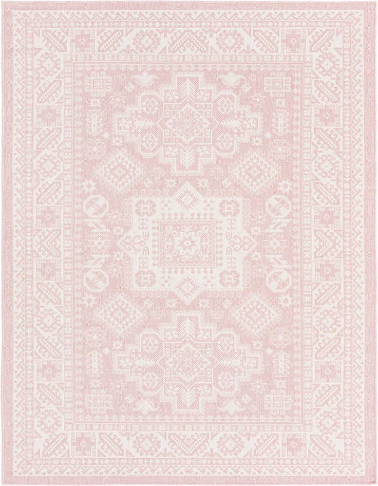 Detail image of 6' x 9' Easy-Clean Aztec Indoor / Outdoor Rug