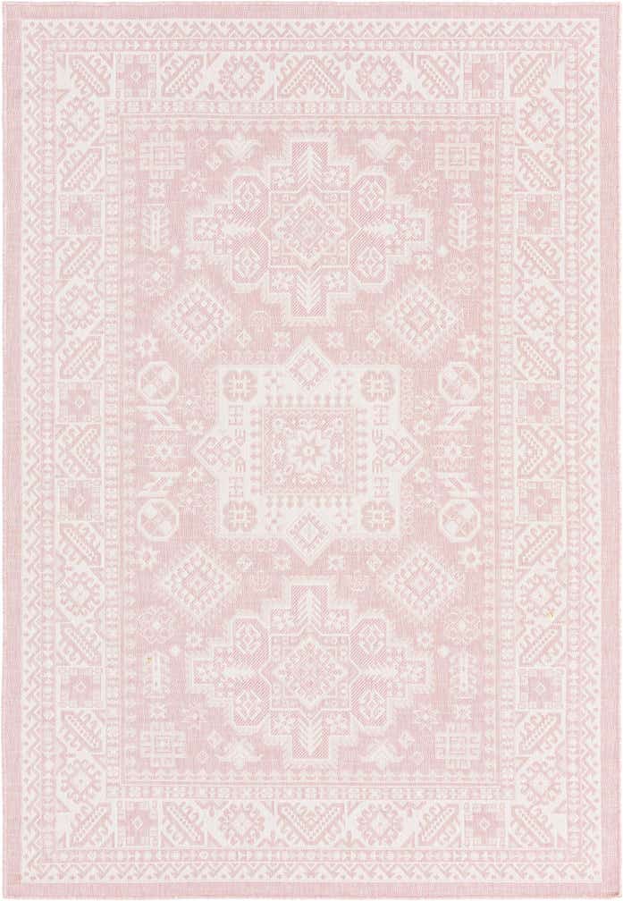 6' x 9' Easy-Clean Aztec Indoor / Outdoor Rug