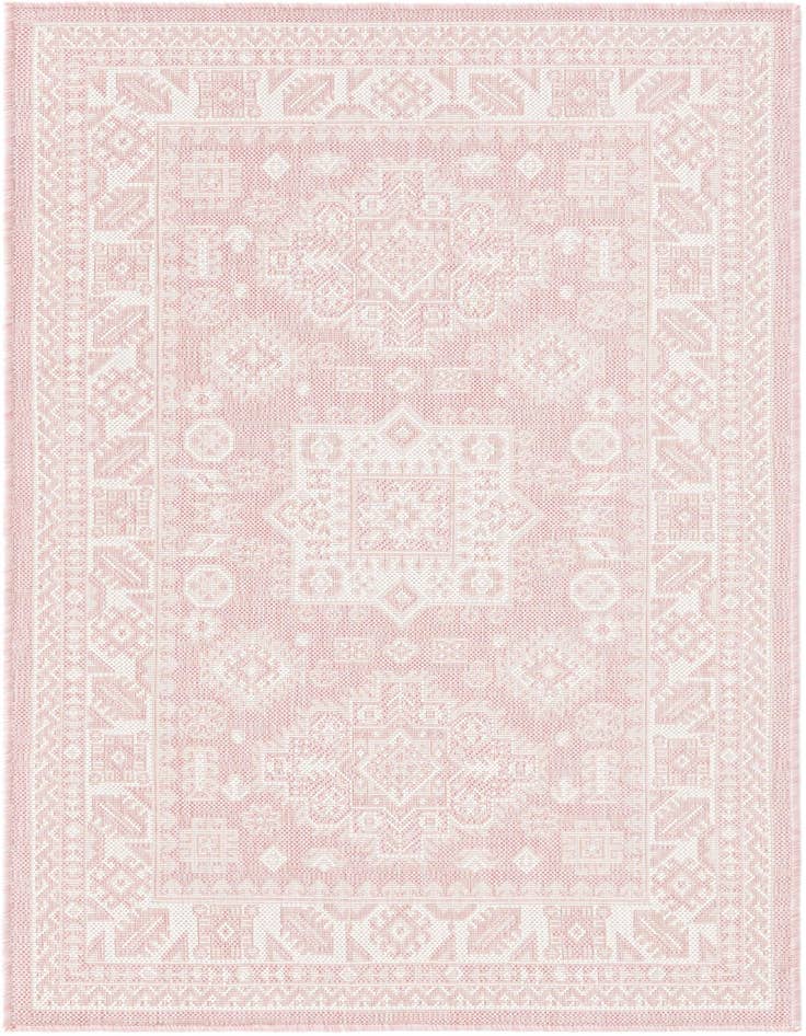 Detail image of 3' x 5' 3 Easy-Clean Aztec Indoor / Outdoor Rug