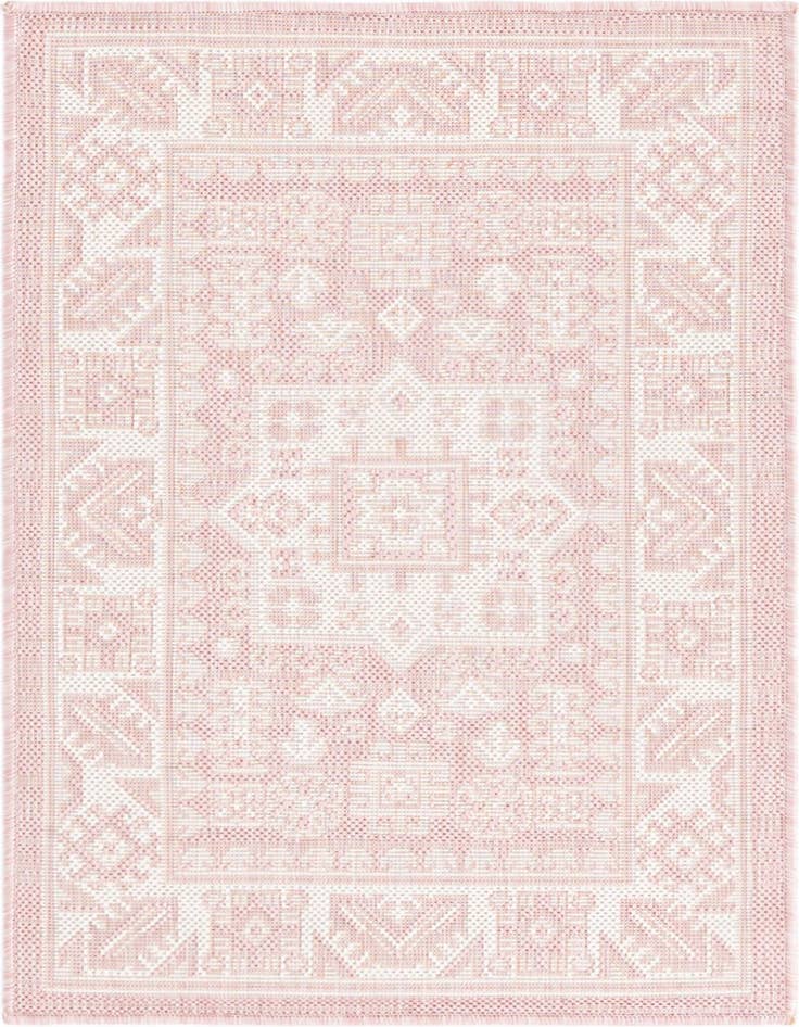Detail image of 2' x 3' Easy-Clean Aztec Indoor / Outdoor Rug