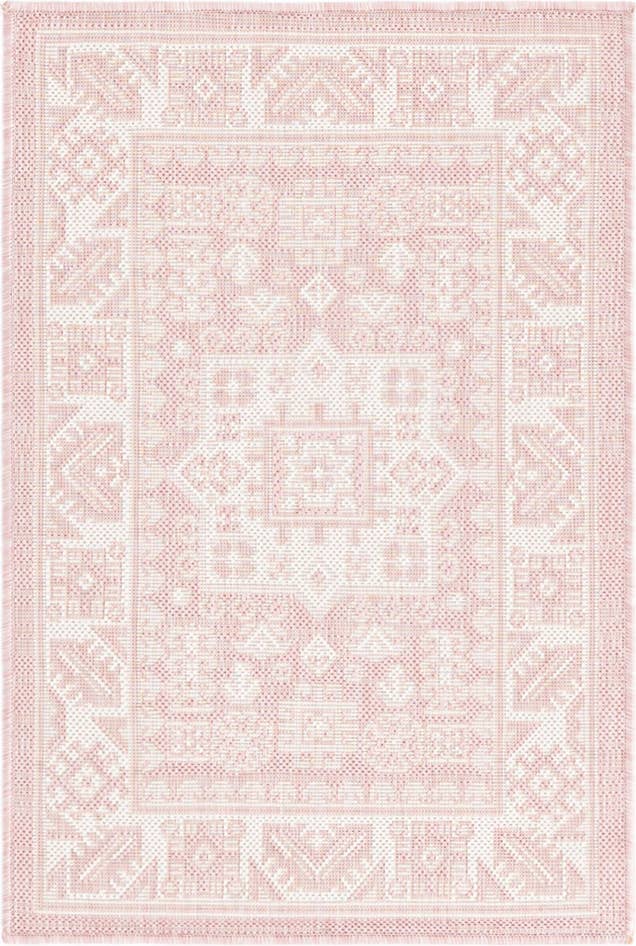 Detail image of 2' x 3' Easy-Clean Aztec Indoor / Outdoor Rug