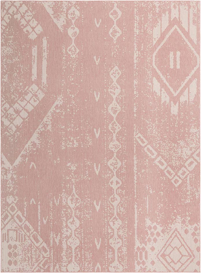 Detail image of 10' x 13' Easy-Clean Bohemian Indoor / Outdoor Rug