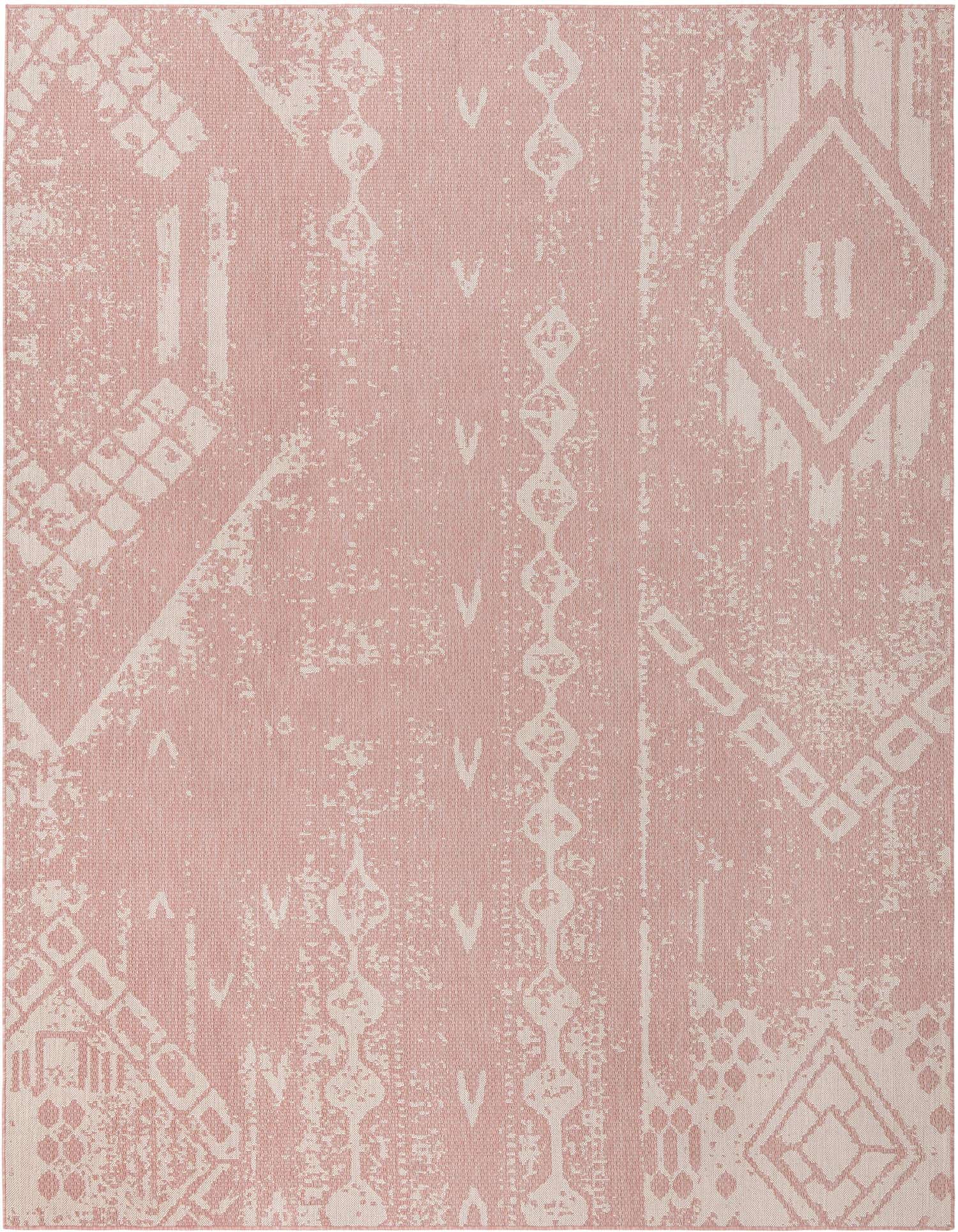 9' x 12' Easy-Clean Bohemian Indoor / Outdoor Rug