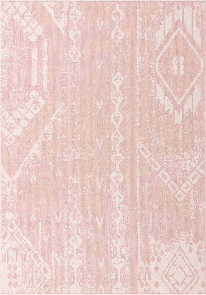 Detail image of 7' x 10' Easy-Clean Bohemian Indoor / Outdoor Rug