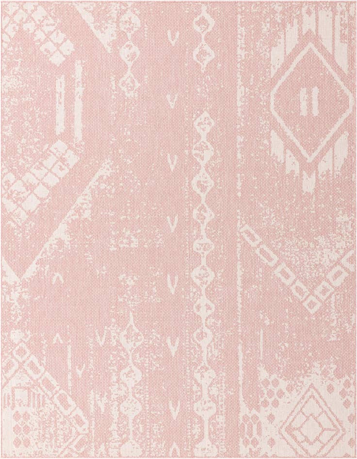 Detail image of 6' x 9' Easy-Clean Bohemian Indoor / Outdoor Rug