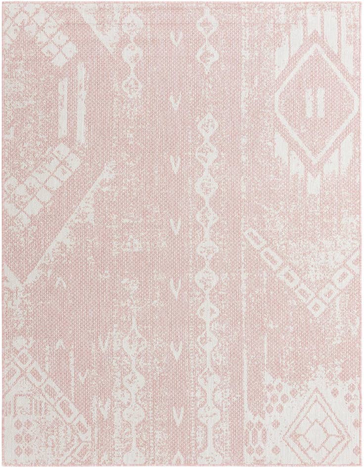 Detail image of 5' 3 x 8' Easy-Clean Bohemian Indoor / Outdoor Rug