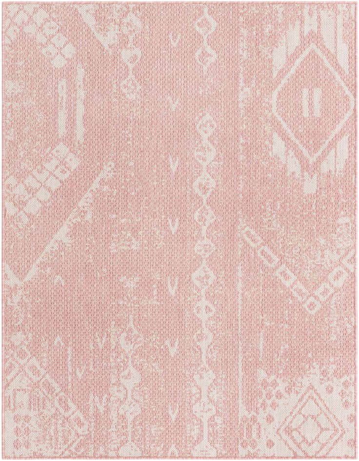 Detail image of 4' x 6' Easy-Clean Bohemian Indoor / Outdoor Rug