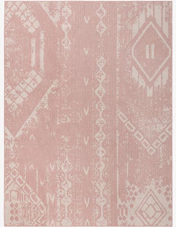 9' x 12' Easy-Clean Bohemian Indoor / Outdoor Rug