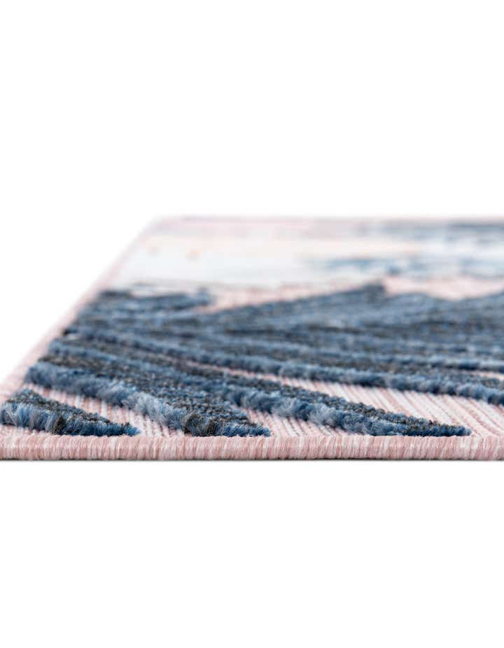 8' 2 x 10' Easy-Clean Botanical Indoor / Outdoor Rug