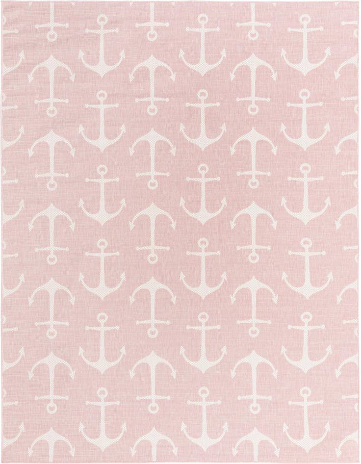 Detail image of 9' x 12' Easy-Clean Coastal Indoor / Outdoor Rug