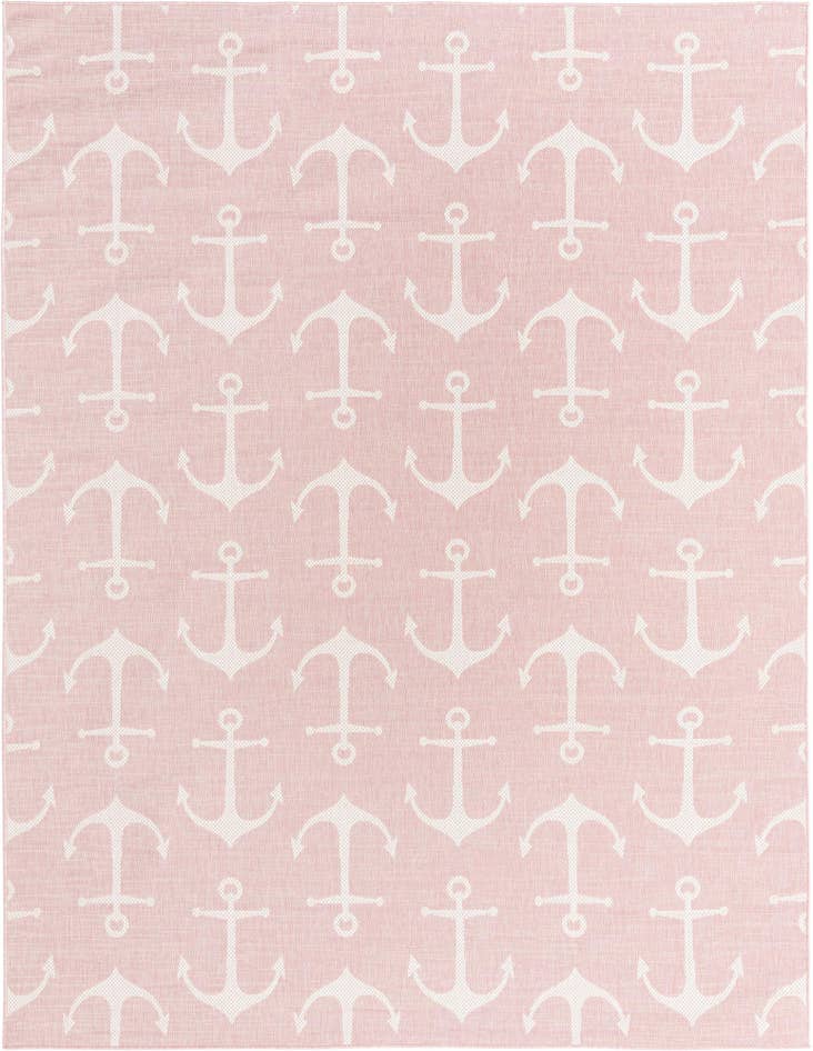 Detail image of 9' x 12' Easy-Clean Coastal Indoor / Outdoor Rug