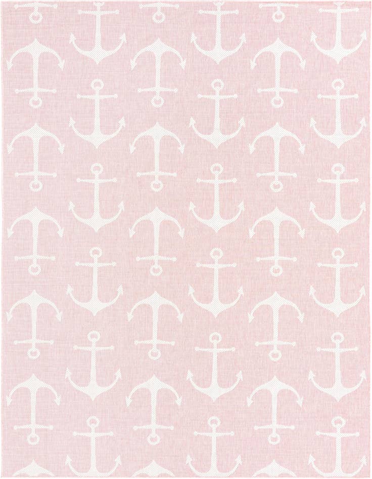 Detail image of 7' 10 x 11' Easy-Clean Coastal Indoor / Outdoor Rug