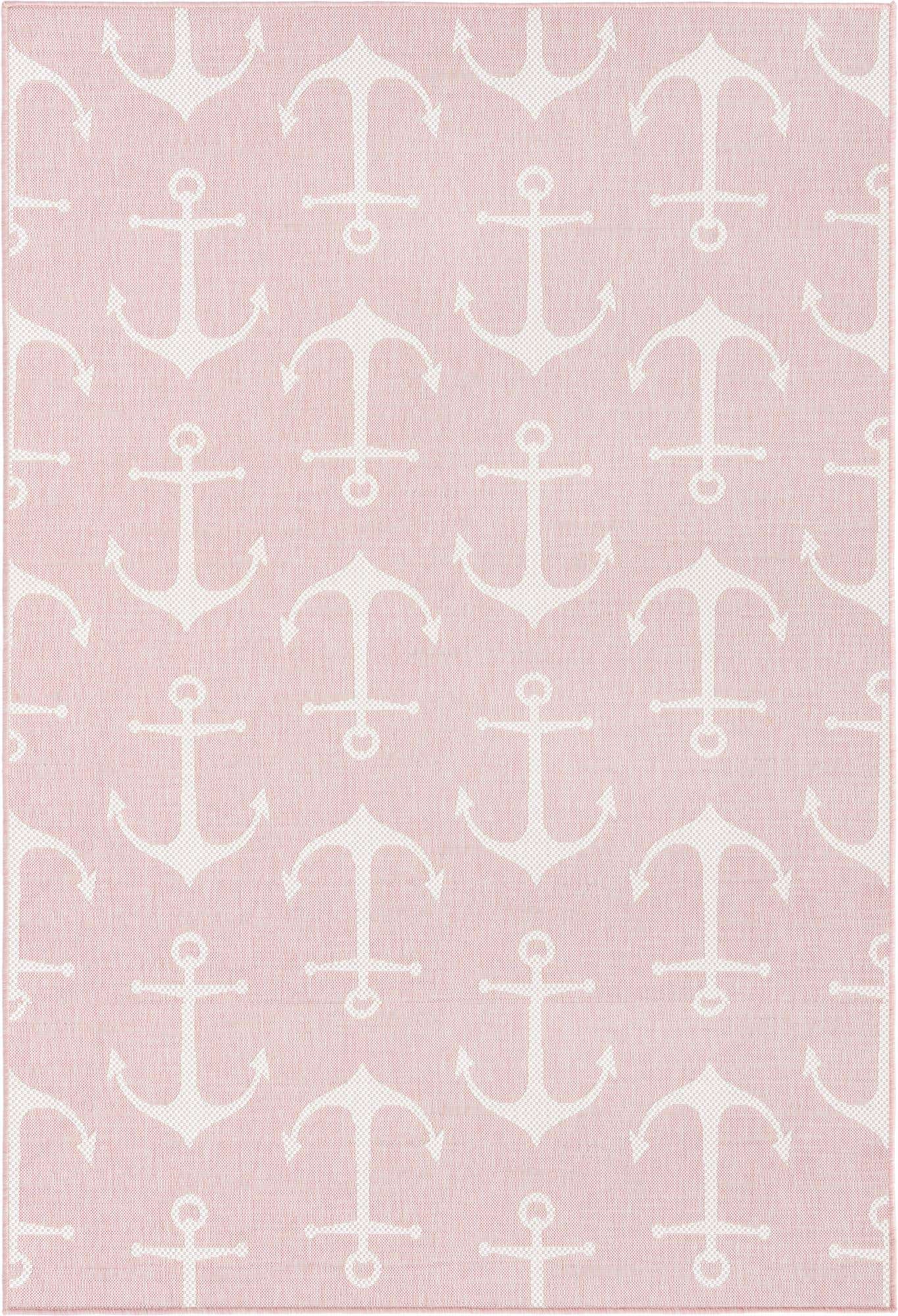 5' 3 x 8' Easy-Clean Coastal Indoor / Outdoor Rug