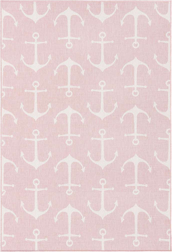 5' 3 x 8' Easy-Clean Coastal Indoor / Outdoor Rug