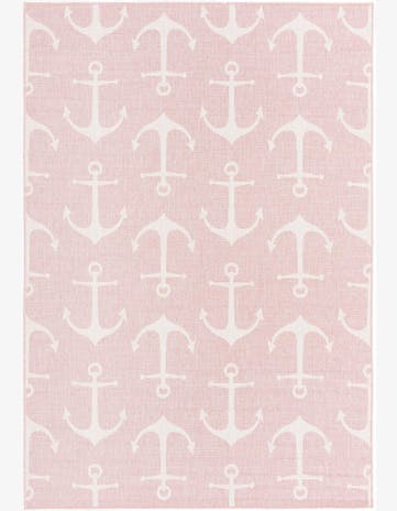 6' x 9' Easy-Clean Coastal Indoor / Outdoor Rug