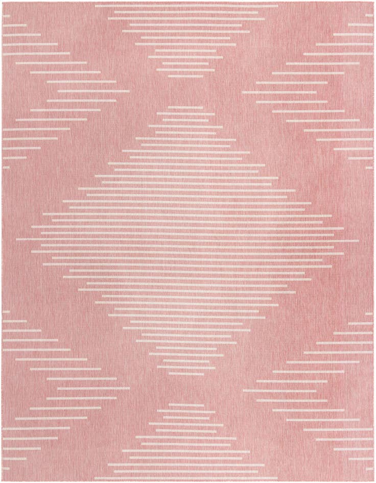 Detail image of 10' x 13' Easy-Clean Modern Indoor / Outdoor Rug