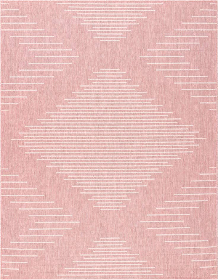 Detail image of 7' x 10' Easy-Clean Modern Indoor / Outdoor Rug