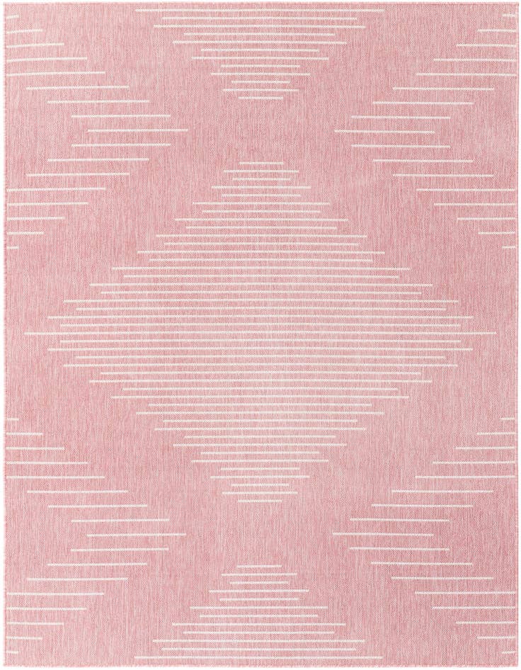 Detail image of 5' 3 x 8' Easy-Clean Modern Indoor / Outdoor Rug