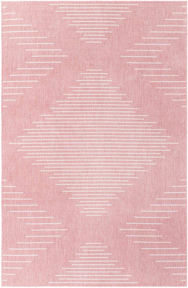 Detail image of 5' 3 x 8' Easy-Clean Modern Indoor / Outdoor Rug