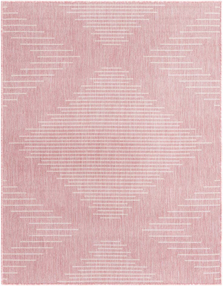 Detail image of 4' x 6' Easy-Clean Modern Indoor / Outdoor Rug