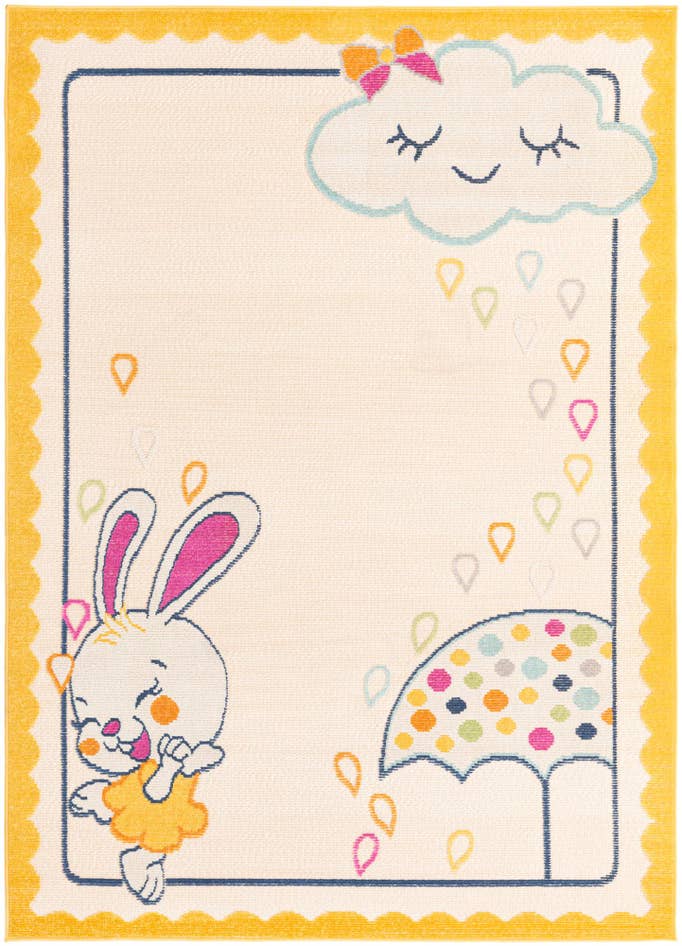 Detail image of 5' 3 x 7' 7 Easy-Clean Indoor / Outdoor Rug