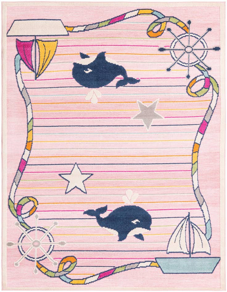 Detail image of 5' 3 x 7' 7 Easy-Clean Indoor / Outdoor Rug