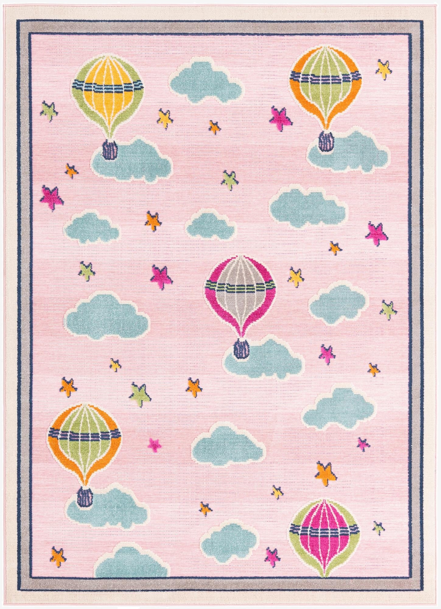 Primary image 5' 3 x 7' 7  Washable  Indoor / Outdoor Rug