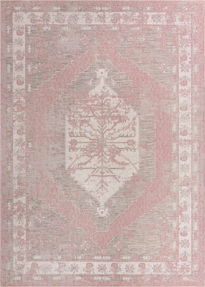 10' x 14' Easy-Clean Traditional Indoor / Outdoor Rug