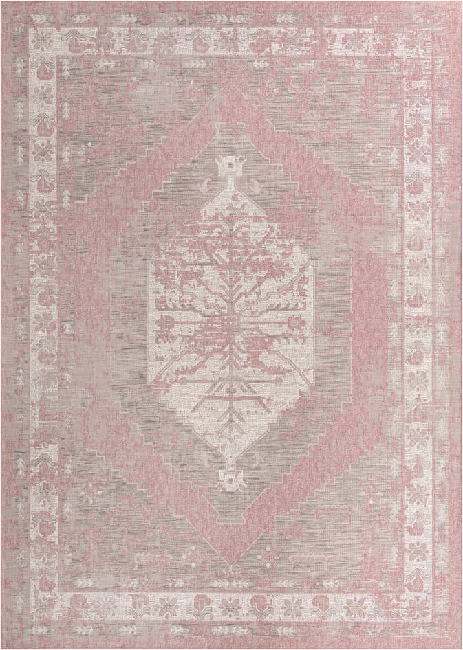 Detail image of 10' x 14' Easy-Clean Traditional Indoor / Outdoor Rug