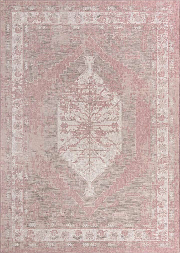 10' x 13' Easy-Clean Traditional Indoor / Outdoor Rug