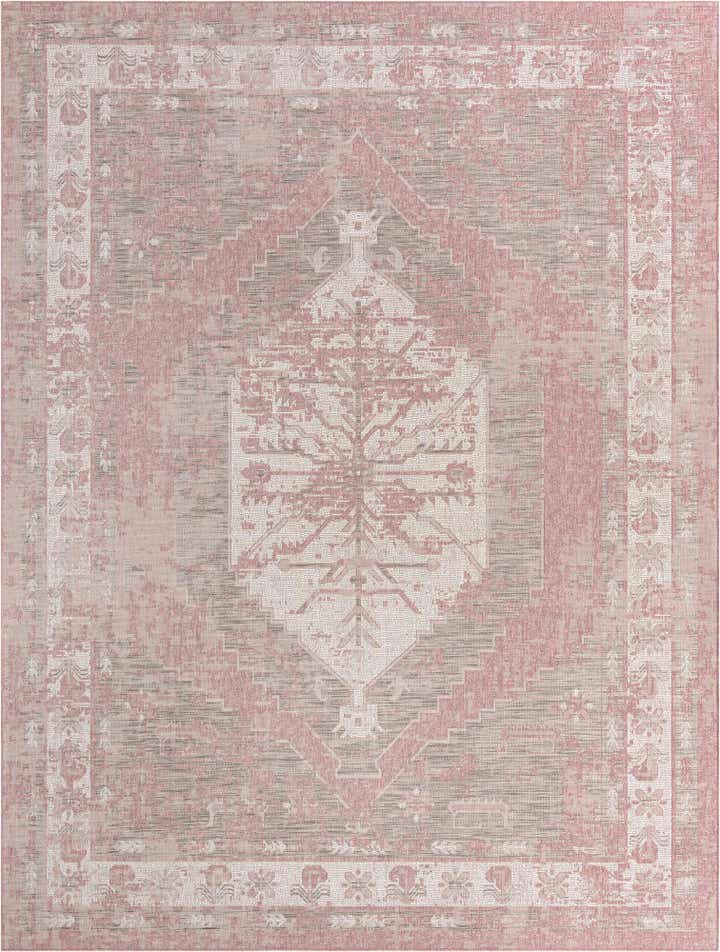 10' x 13' Easy-Clean Traditional Indoor / Outdoor Rug